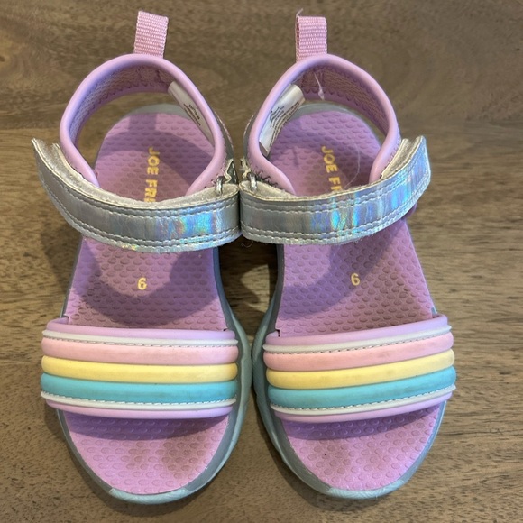Toddler Light up Rainbow Sandals size 6C - Picture 4 of 5